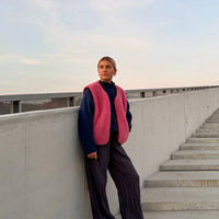 Adult Merino Wool Vest - Dusty Pink