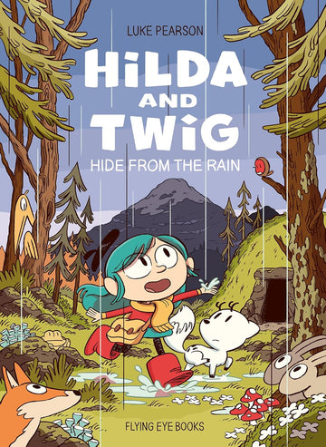 Hilda and Twig Hide From The Rain - Parkette.