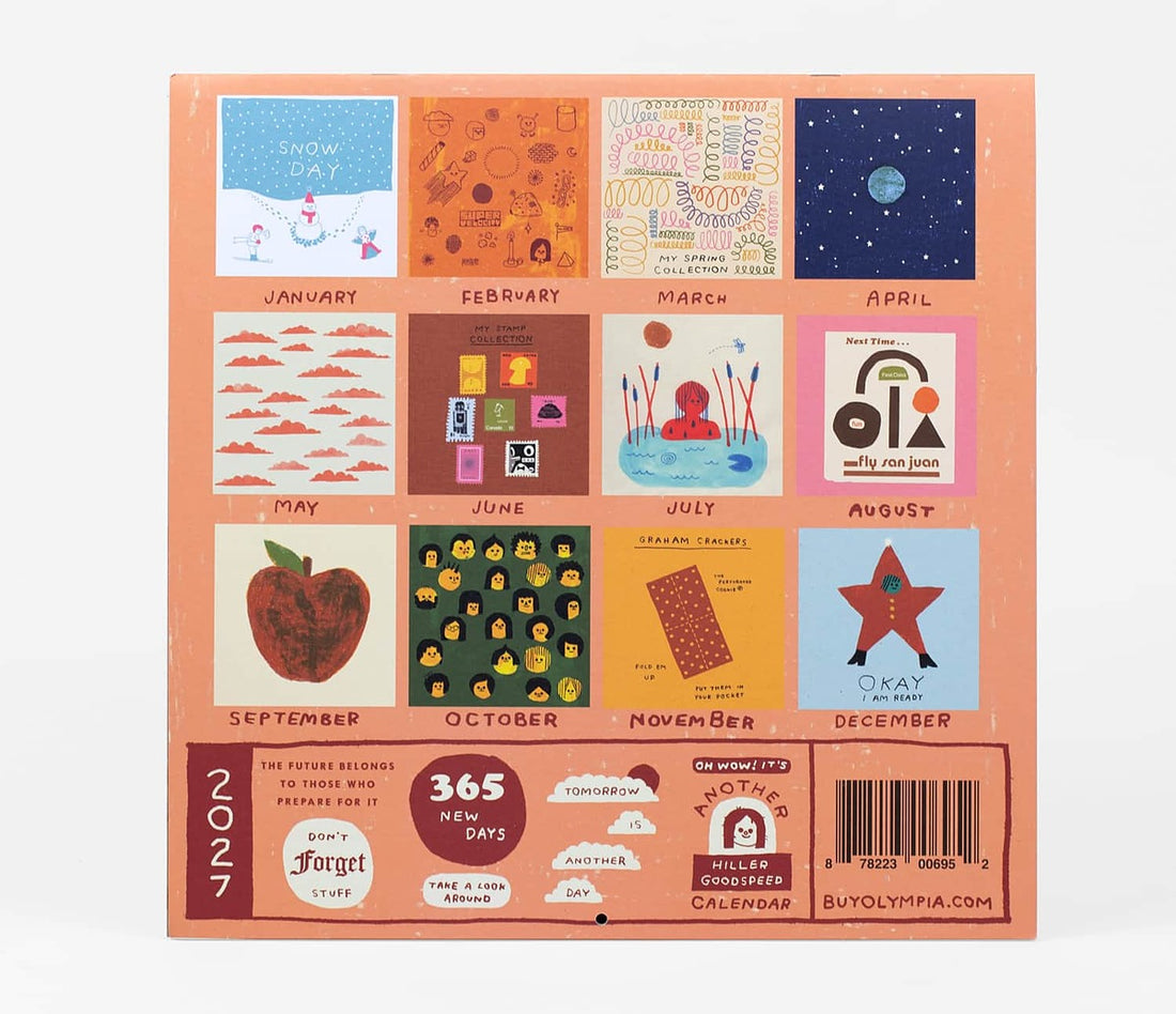 Hiller's 2027 Calendar For Your Walls