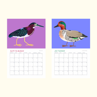 Birds of Québec 2026 Calendar by Charlotte Parent