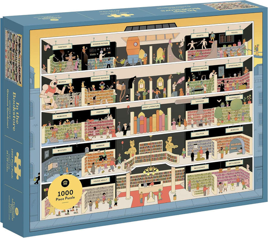 in The Bookstore 1000 Piece Puzzle - Parkette.