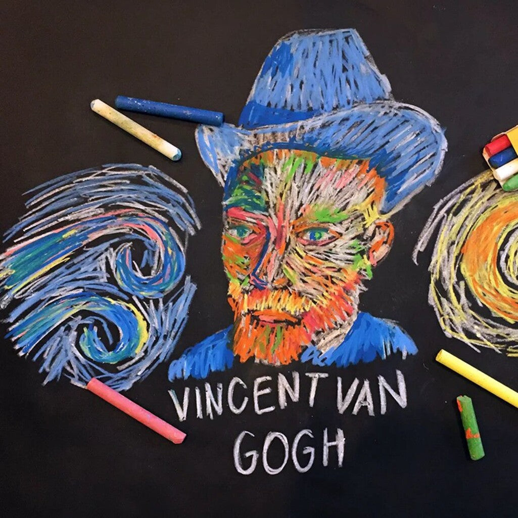 ButterStix Colorful Dustless Creamy Chalk + Holder - Set of 12 - Parkette.