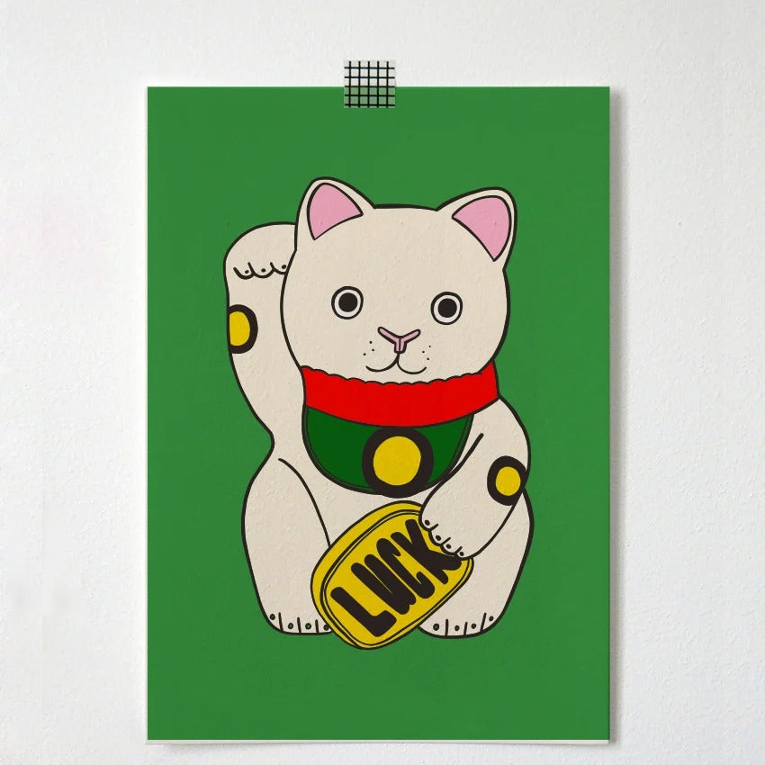 Wish You Luck Postcard