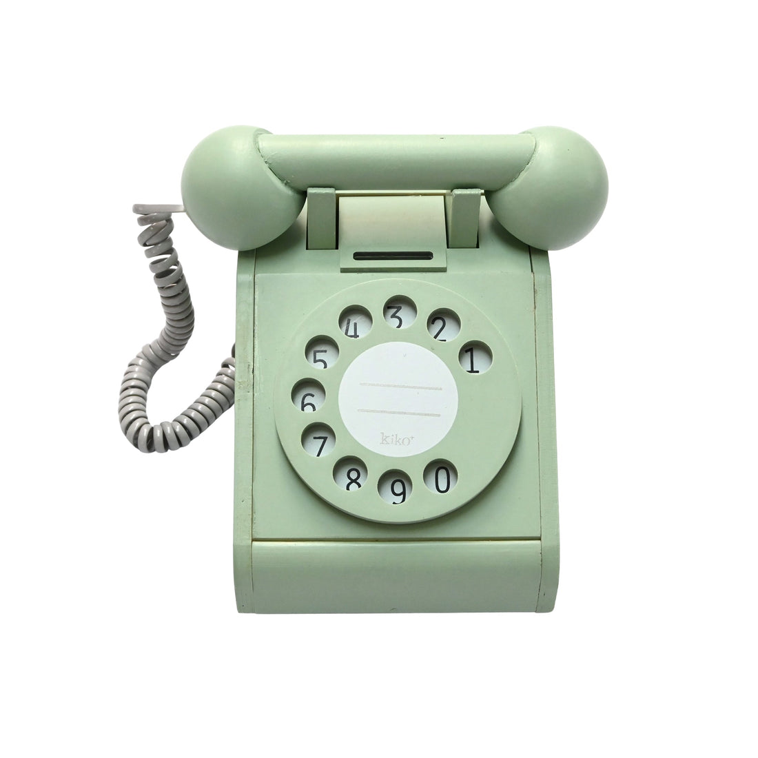 Vintage Wooden Telephone Toy - Parkette.