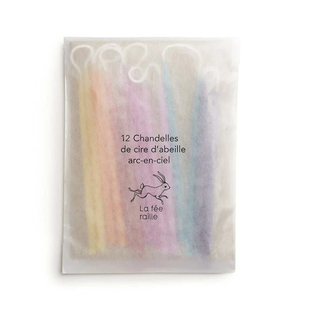 Rainbow Beeswax Party Candles
