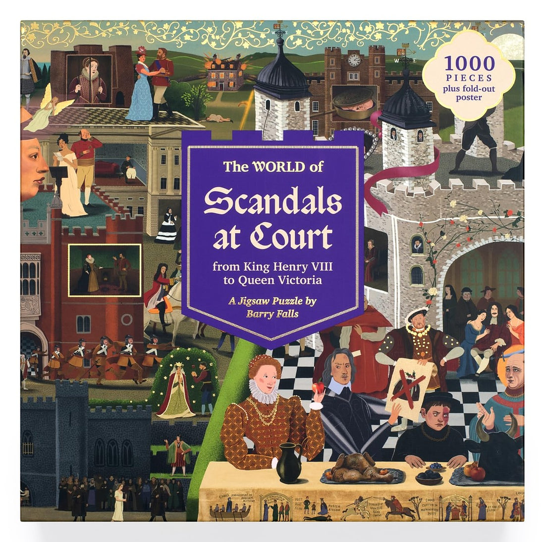 The World of Scandals at Court 1000 Piece Puzzle