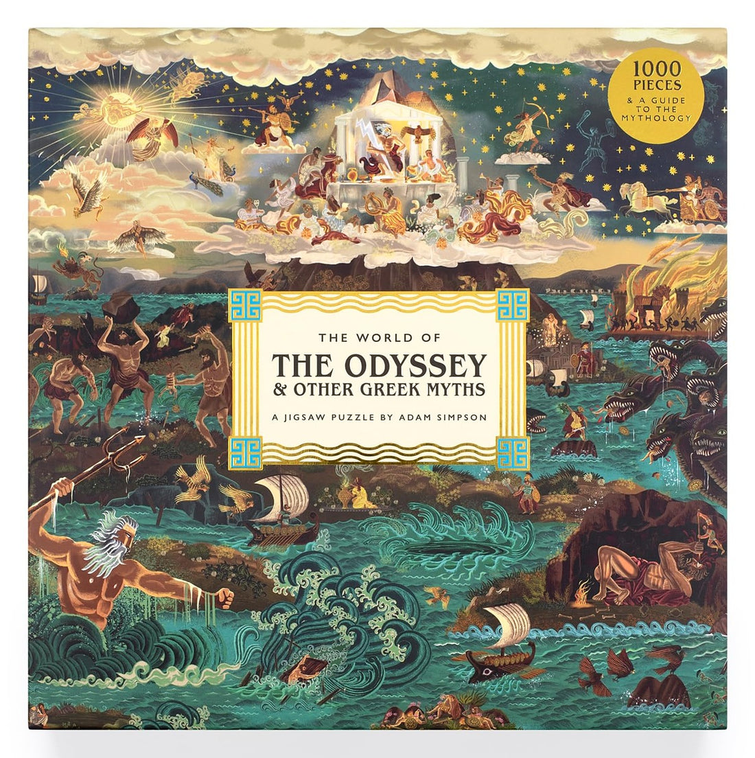 The World of the Odyssey & Other Greek Myths 1000 Piece Puzzle