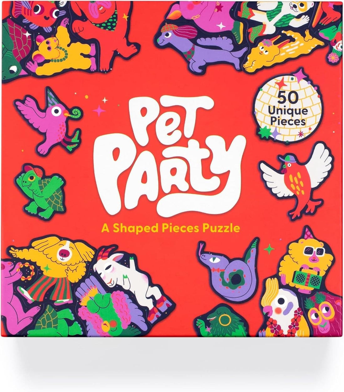 Pet Party: A Shaped Pieces Puzzle - Parkette.