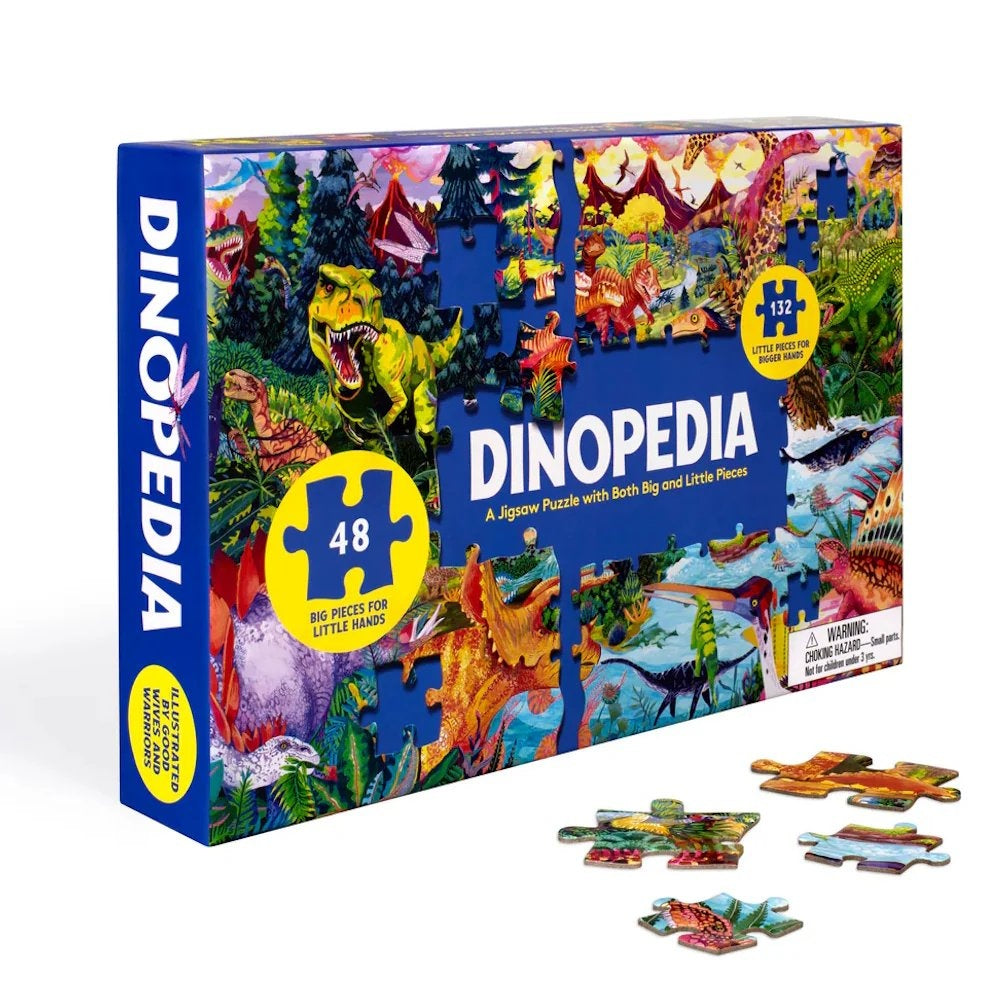 Dinopedia 180-Piece Jigsaw Puzzle - Parkette.