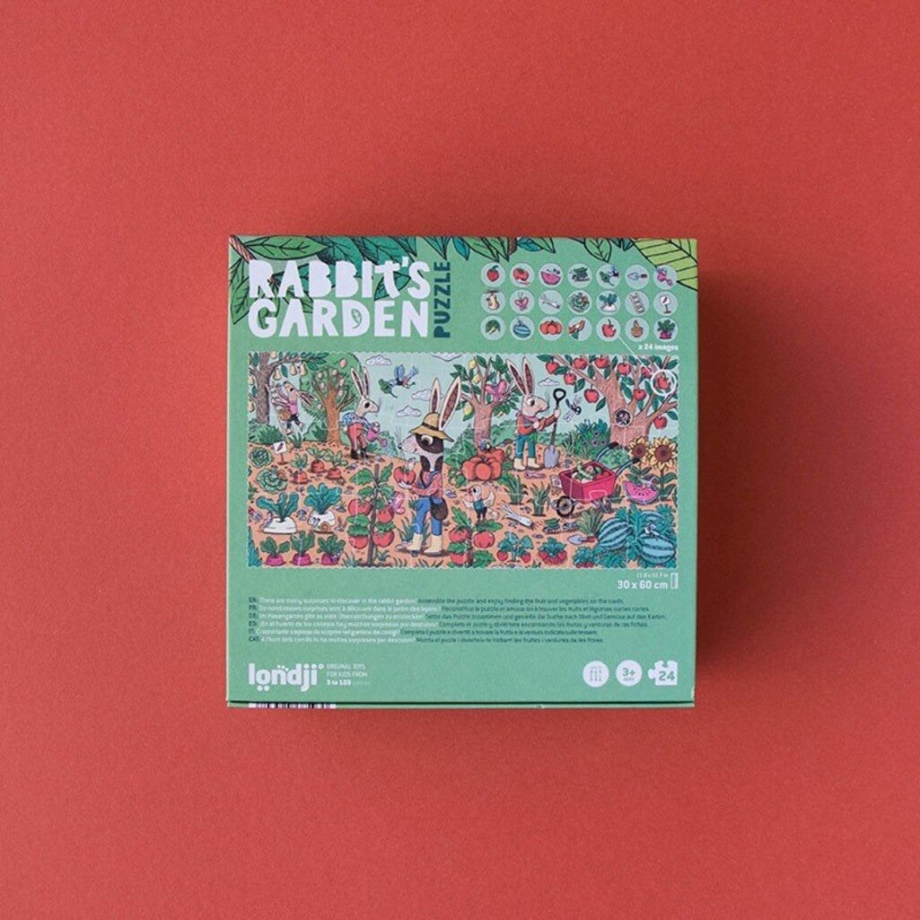 Rabbits Ruzzle Rabbit's Garden Puzzle