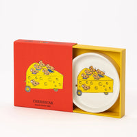 Magpie x Richard Scarry Cheese Car Round Trinket Dish