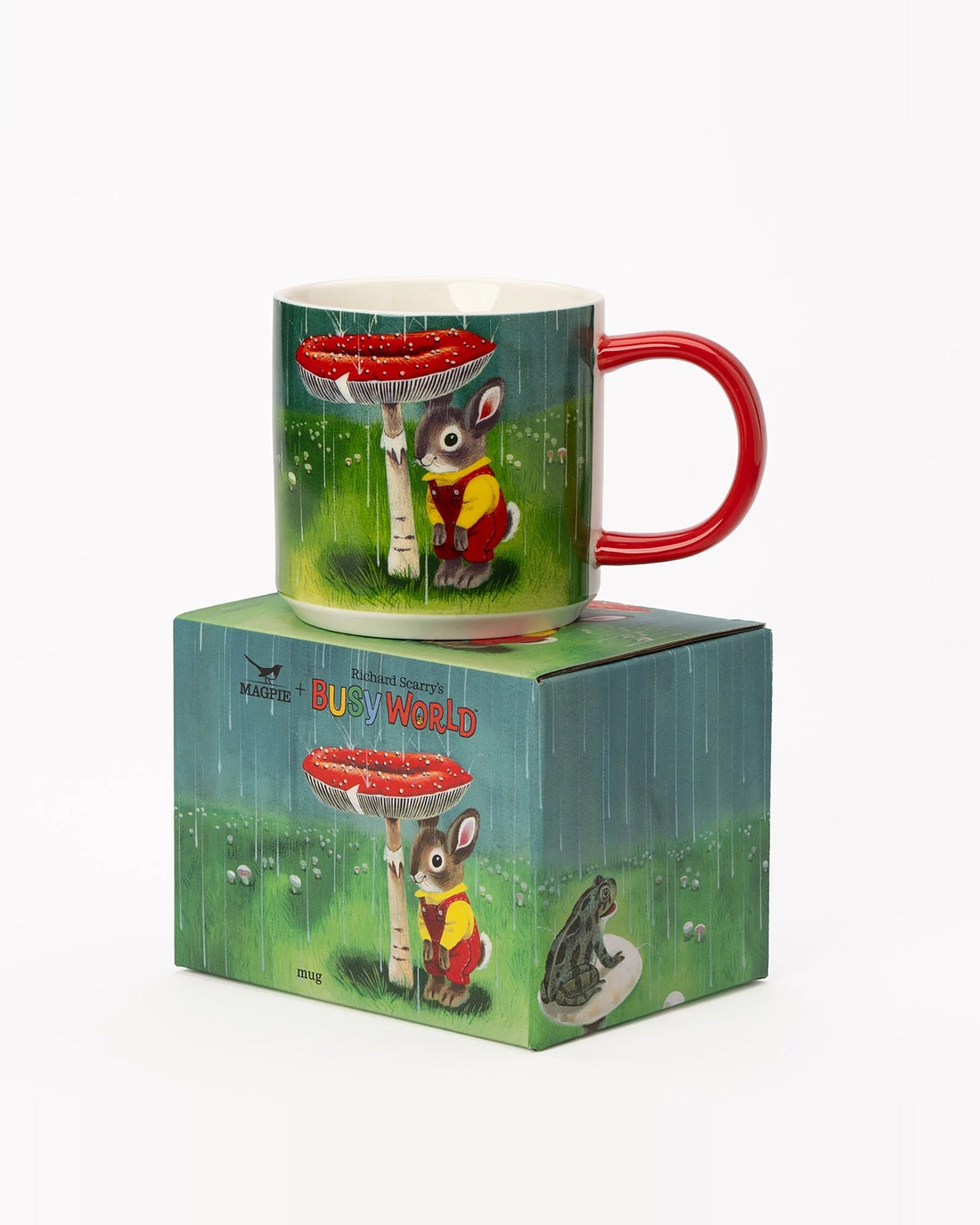 Magpie x Richard Scarry I Am a Bunny Mushroom Mug