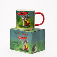 Magpie x Richard Scarry I Am a Bunny Mushroom Mug