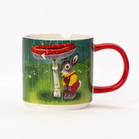 Magpie x Richard Scarry I Am a Bunny Mushroom Mug