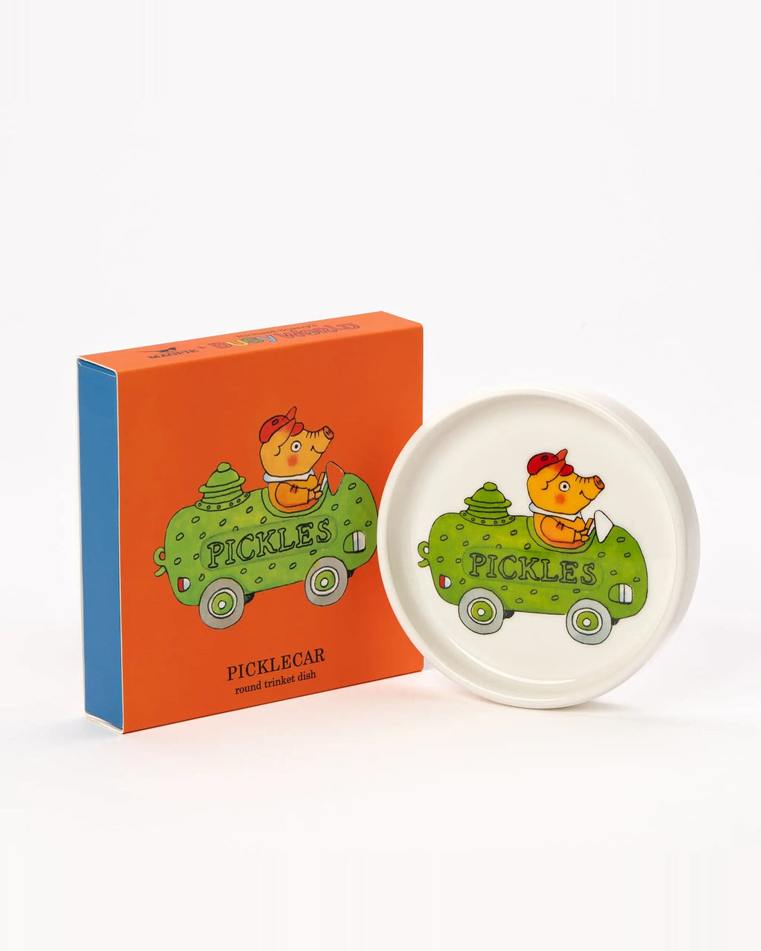 Magpie x Richard Scarry Picklecar Round Trinket Dish