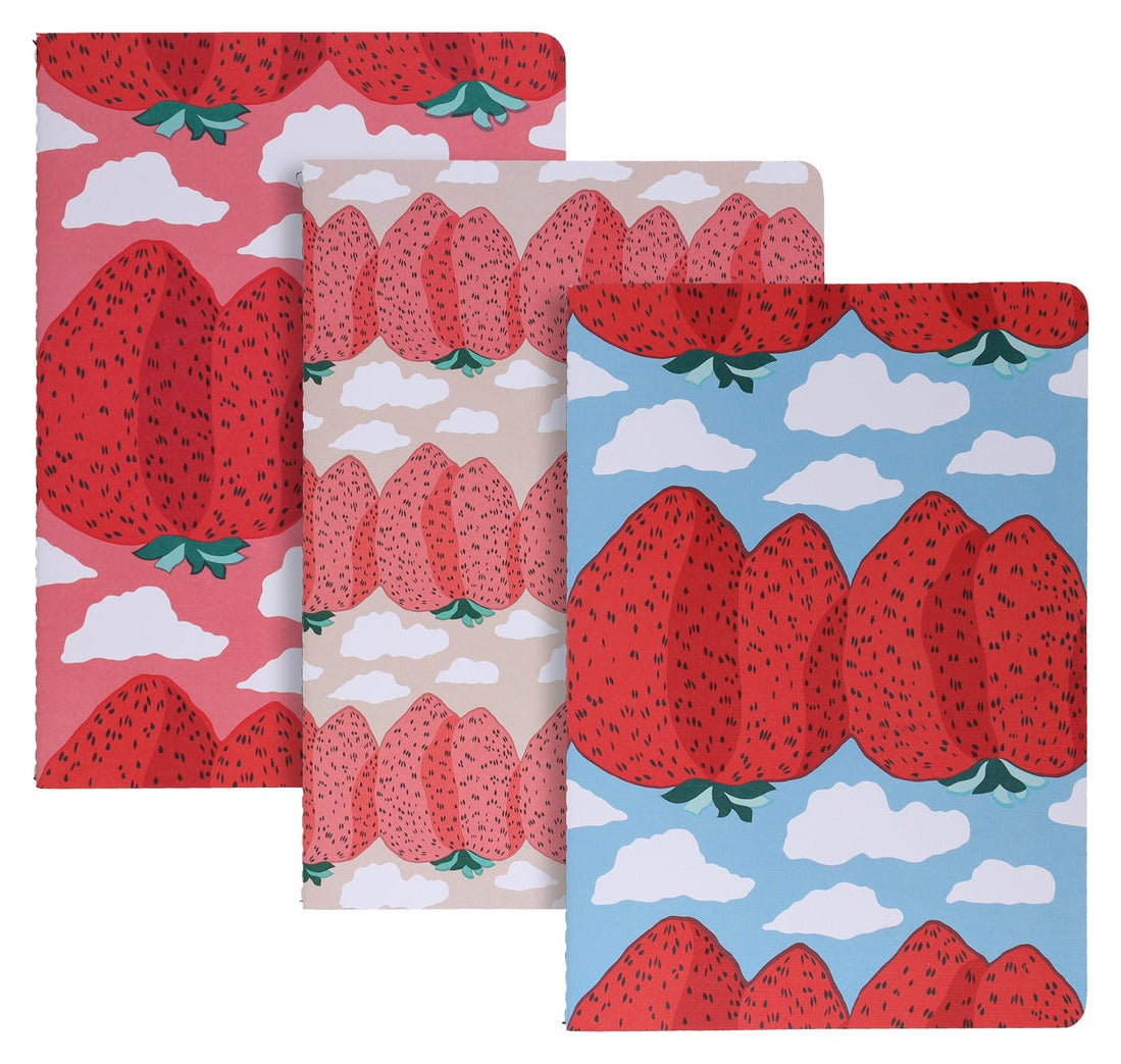 Marimekko Strawberry Notebook Collection
