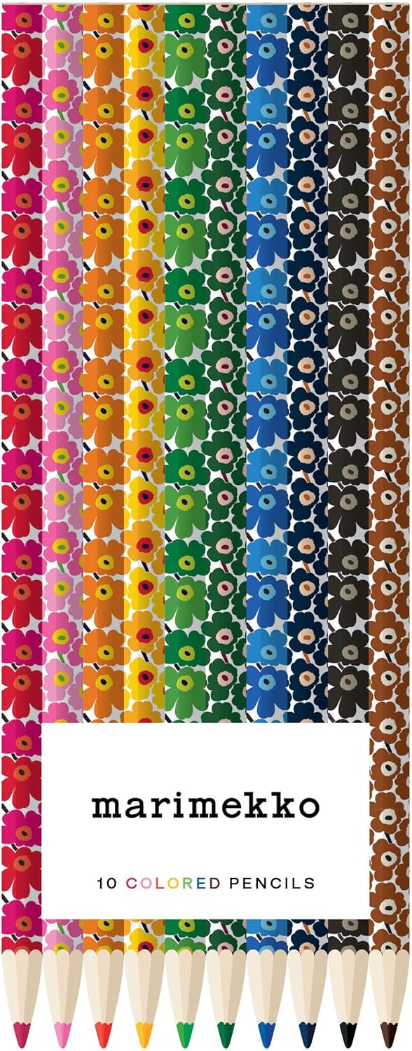 Marimekko Set of 10 Coloured Pencils - Parkette.