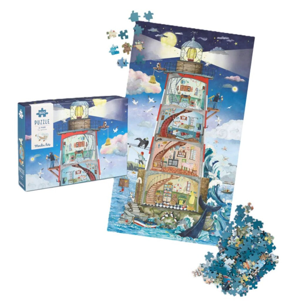 L'Explorateur Lighthouse 500-Piece Puzzle - Parkette.