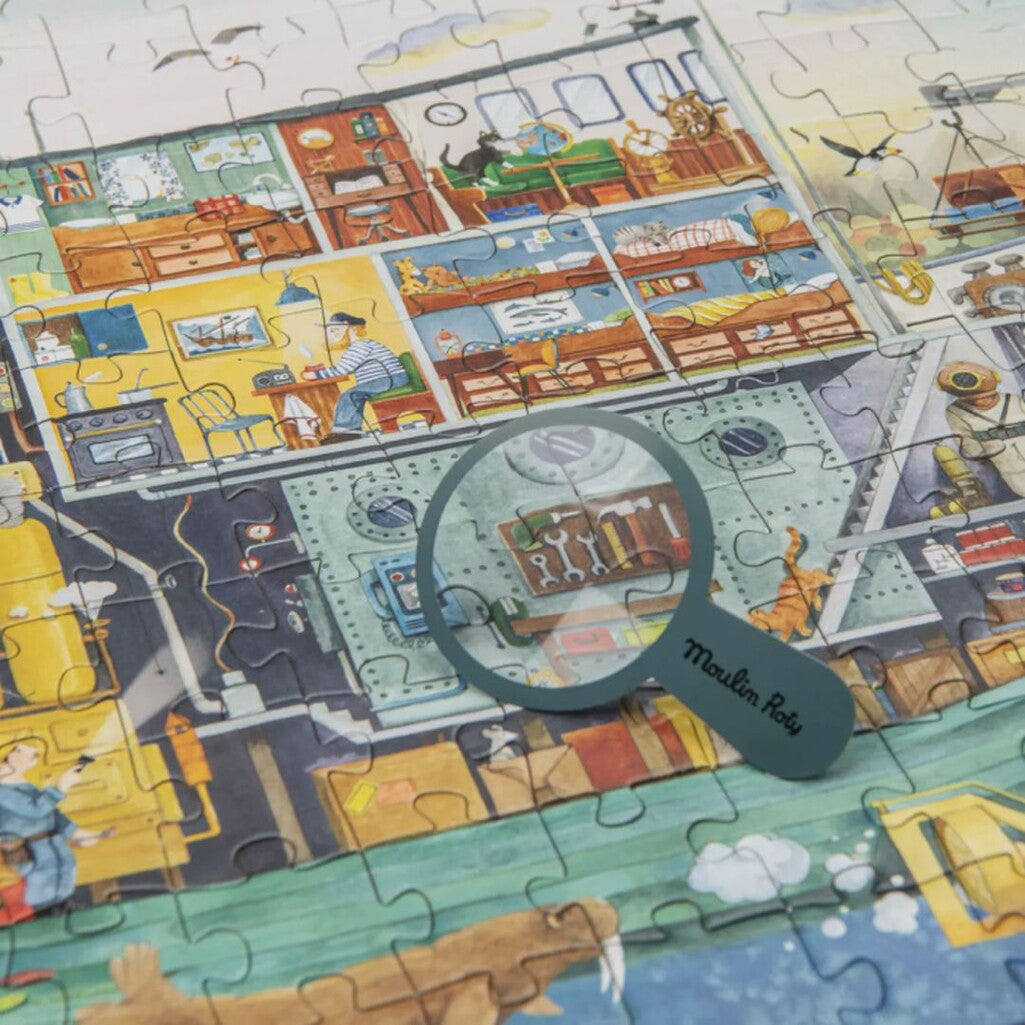 L'Explorateur Ship 200-Piece Puzzle - Parkette.