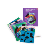 Les Toupitis Scratch Art Cards - Parkette.