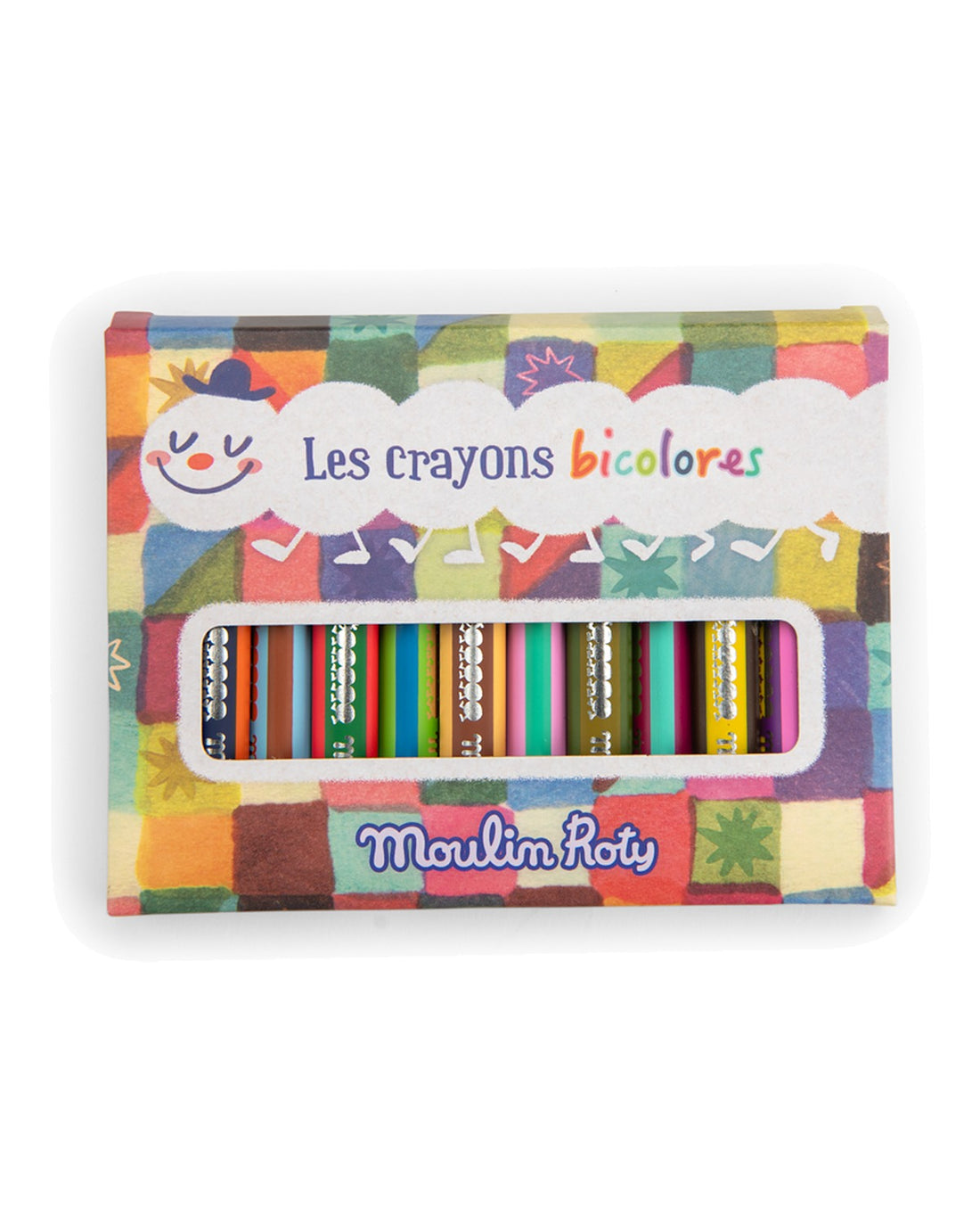 Les Petites Merveilles Bi-Colour Colouring Pencils
