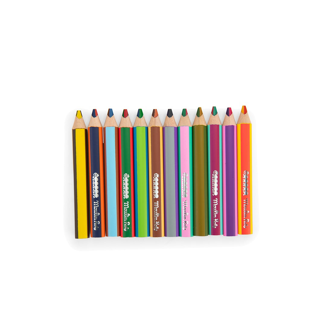 Les Petites Merveilles Bi-Colour Colouring Pencils