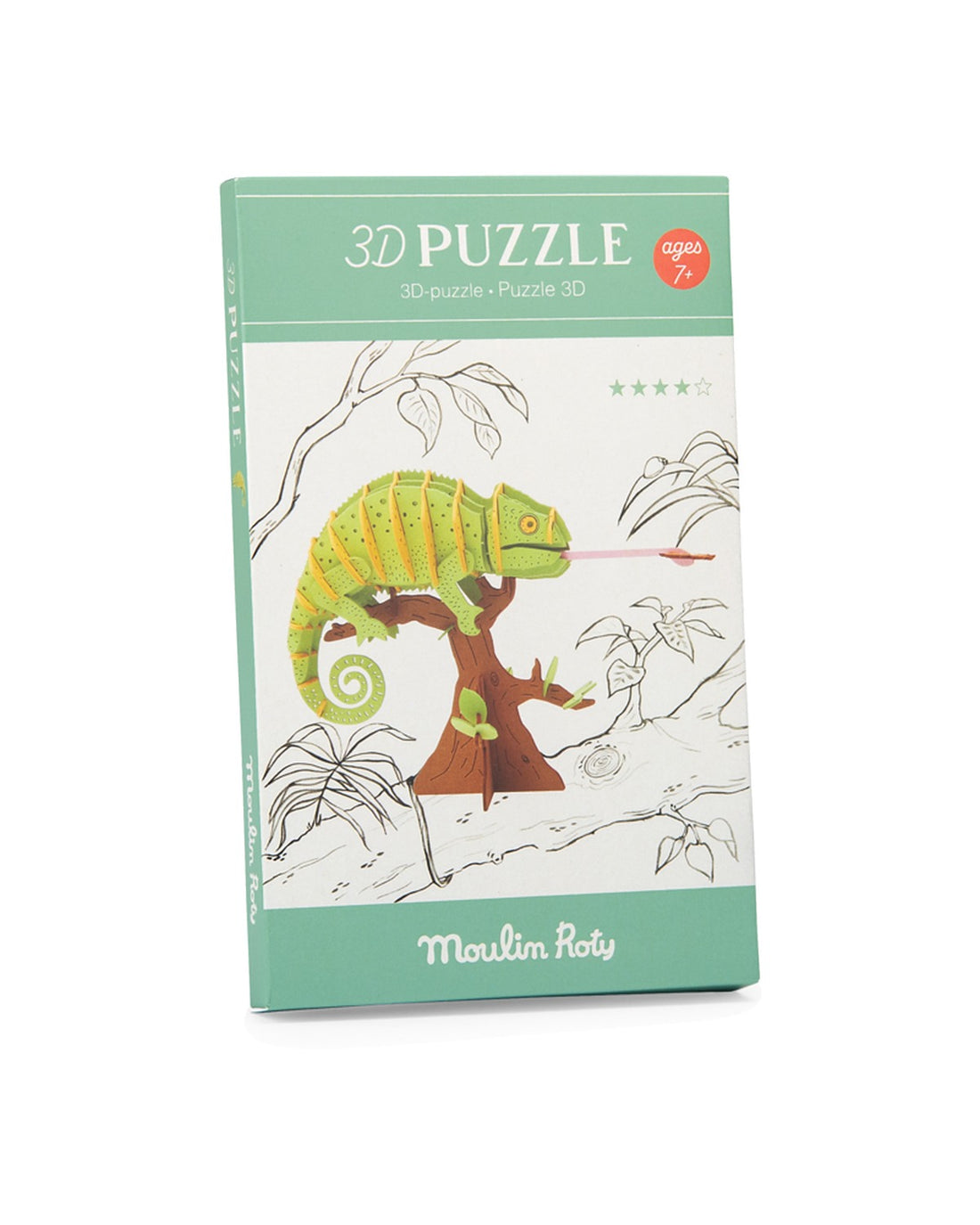 Tout Autour du Monde 3D Puzzle - Chameleon