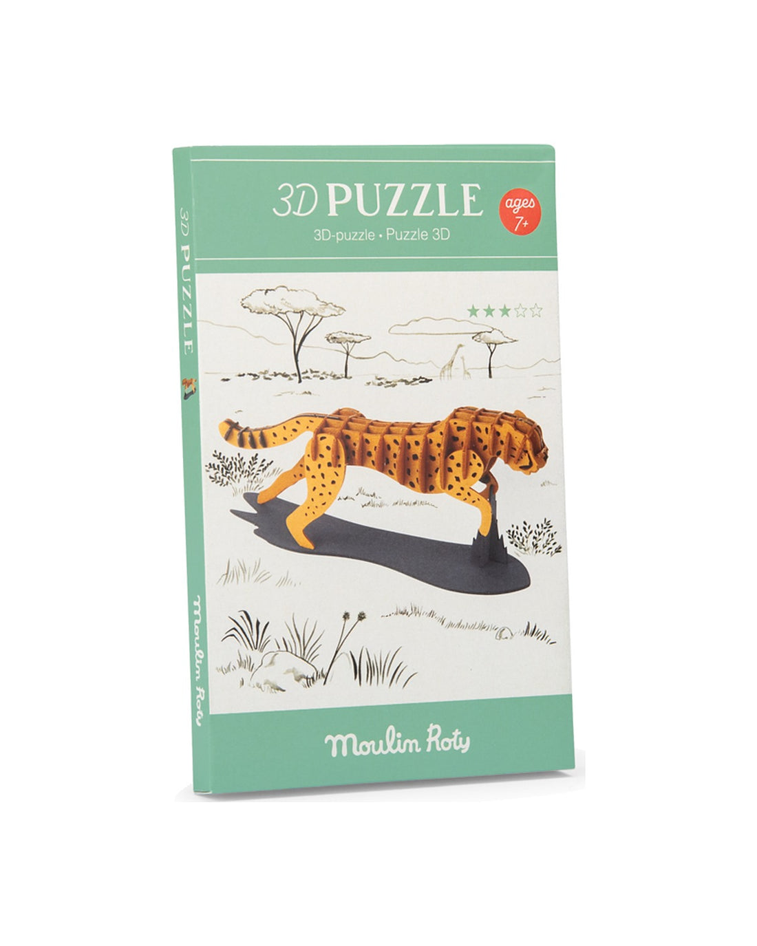 Tout Autour du Monde 3D Puzzle - Cheetah