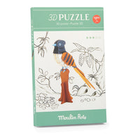 Tout Autour du Monde 3D Puzzle - Indian Paradise Flycatcher