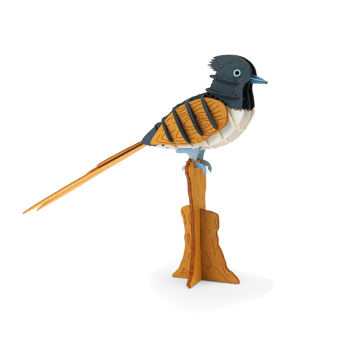 Tout Autour du Monde 3D Puzzle - Indian Paradise Flycatcher