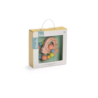 Trois Petits Lapins Turtle Teething Ring Rattle - Parkette.