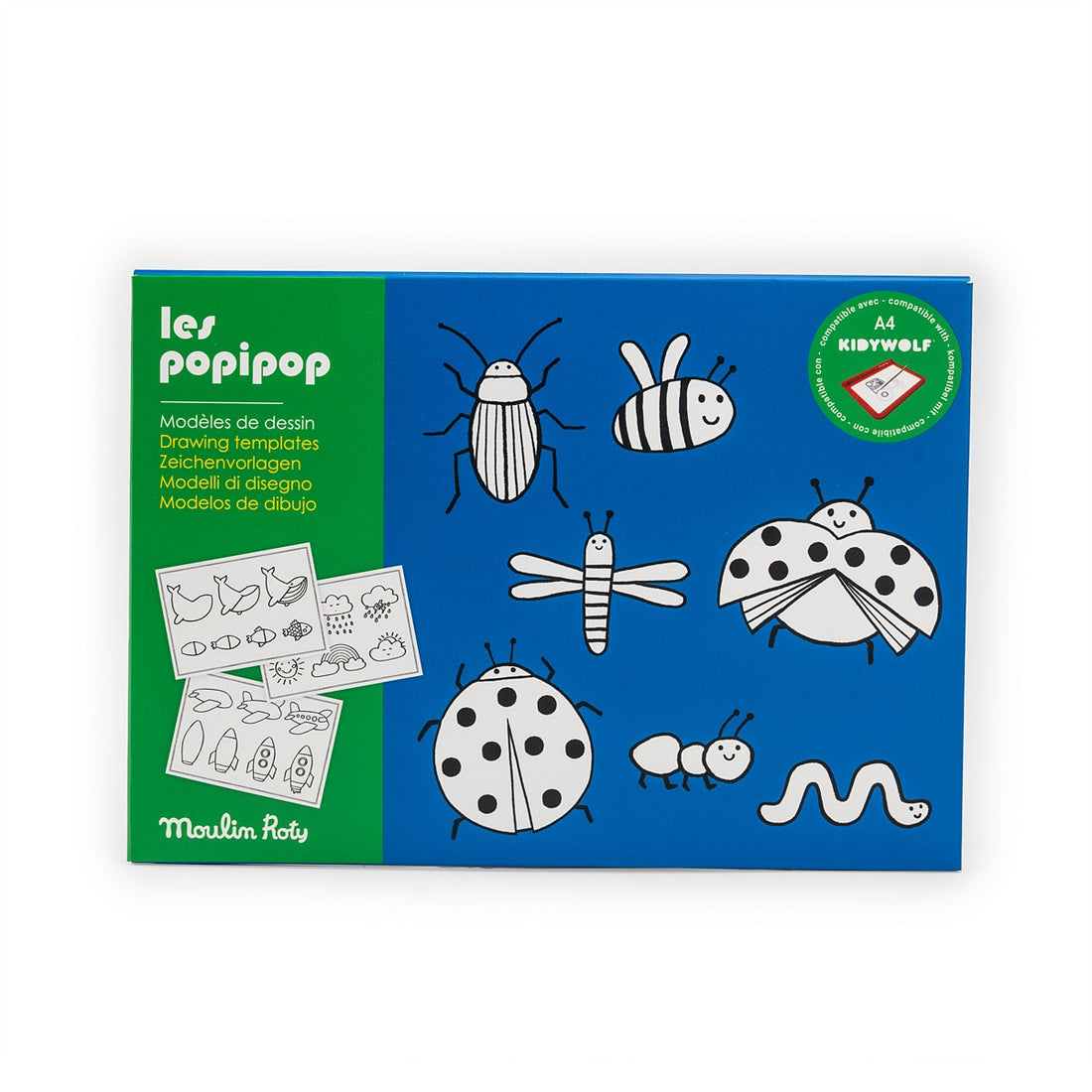 Les Popipop Drawing Templates