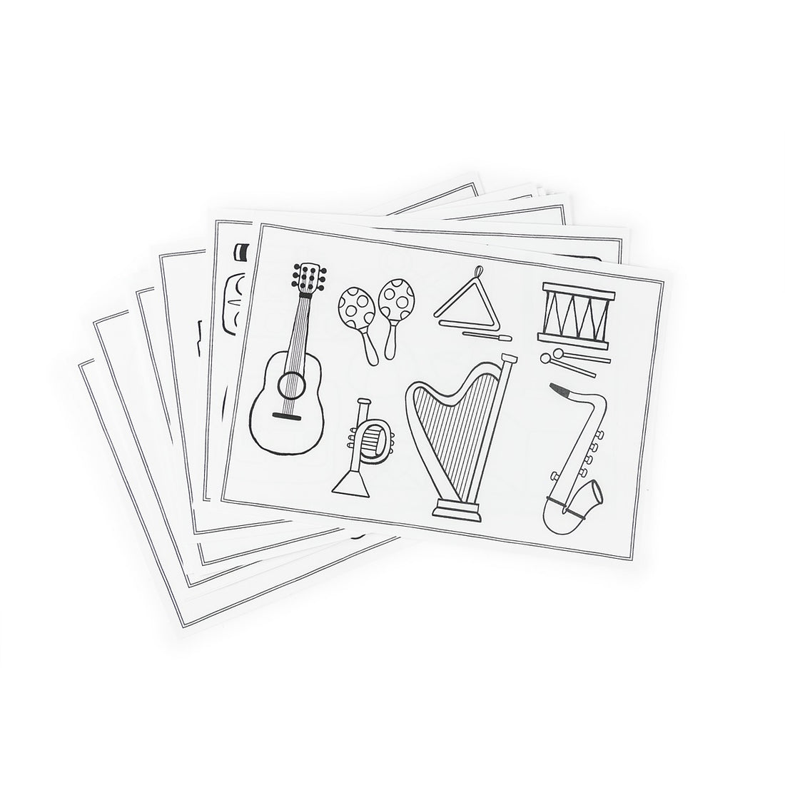Les Popipop Drawing Templates