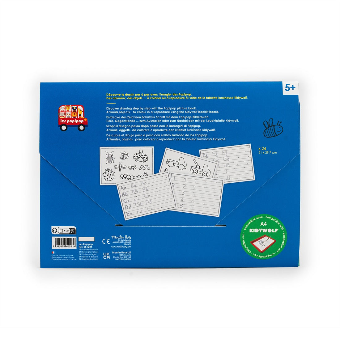 Les Popipop Drawing Templates