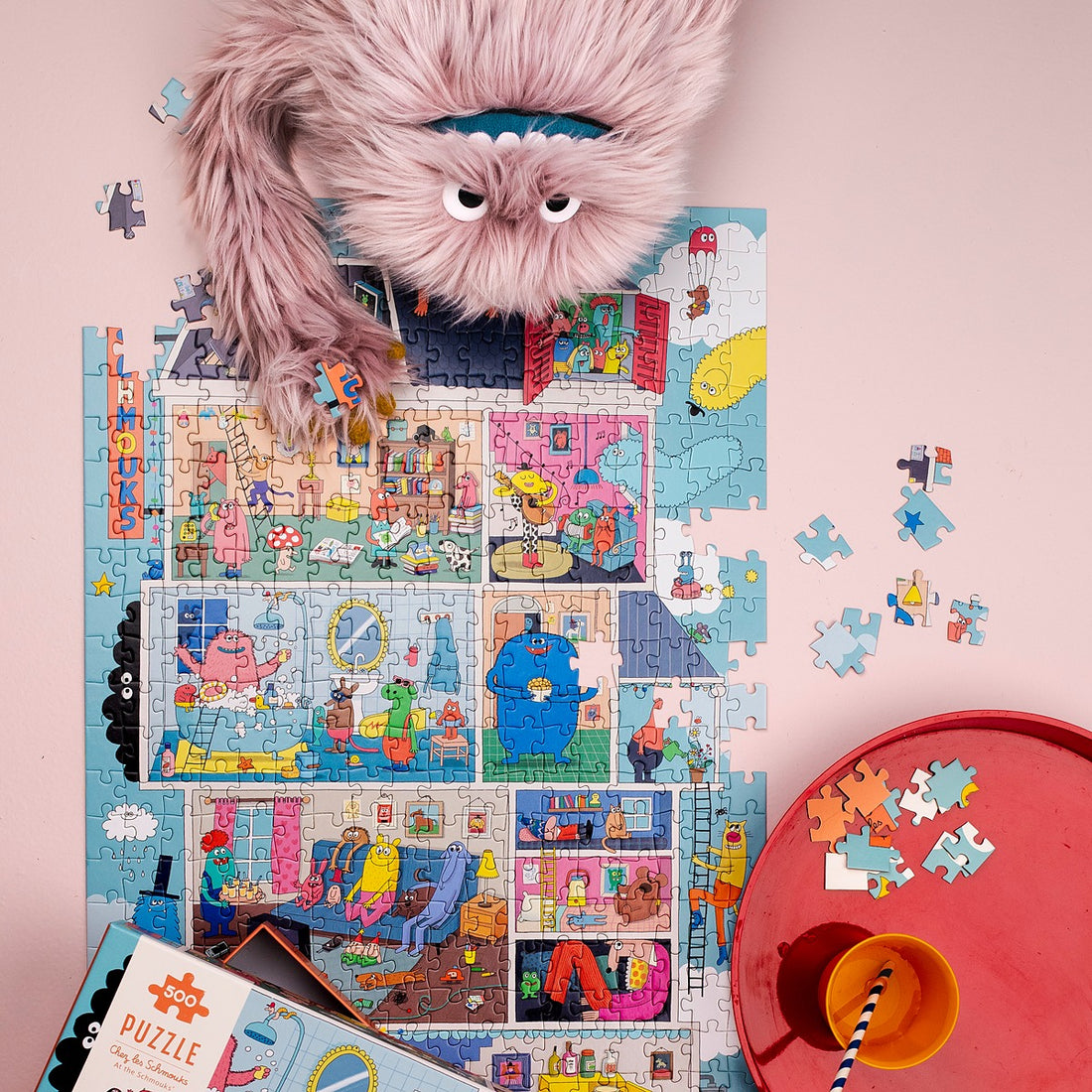 Les Schmouks At the Schmouks' 500 Piece Puzzle