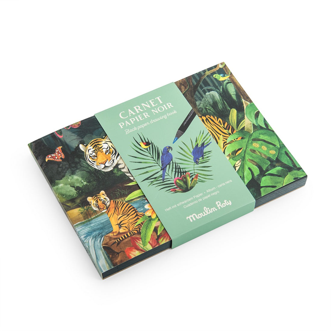 Tout Autour du Monde Black Paper Drawing Book