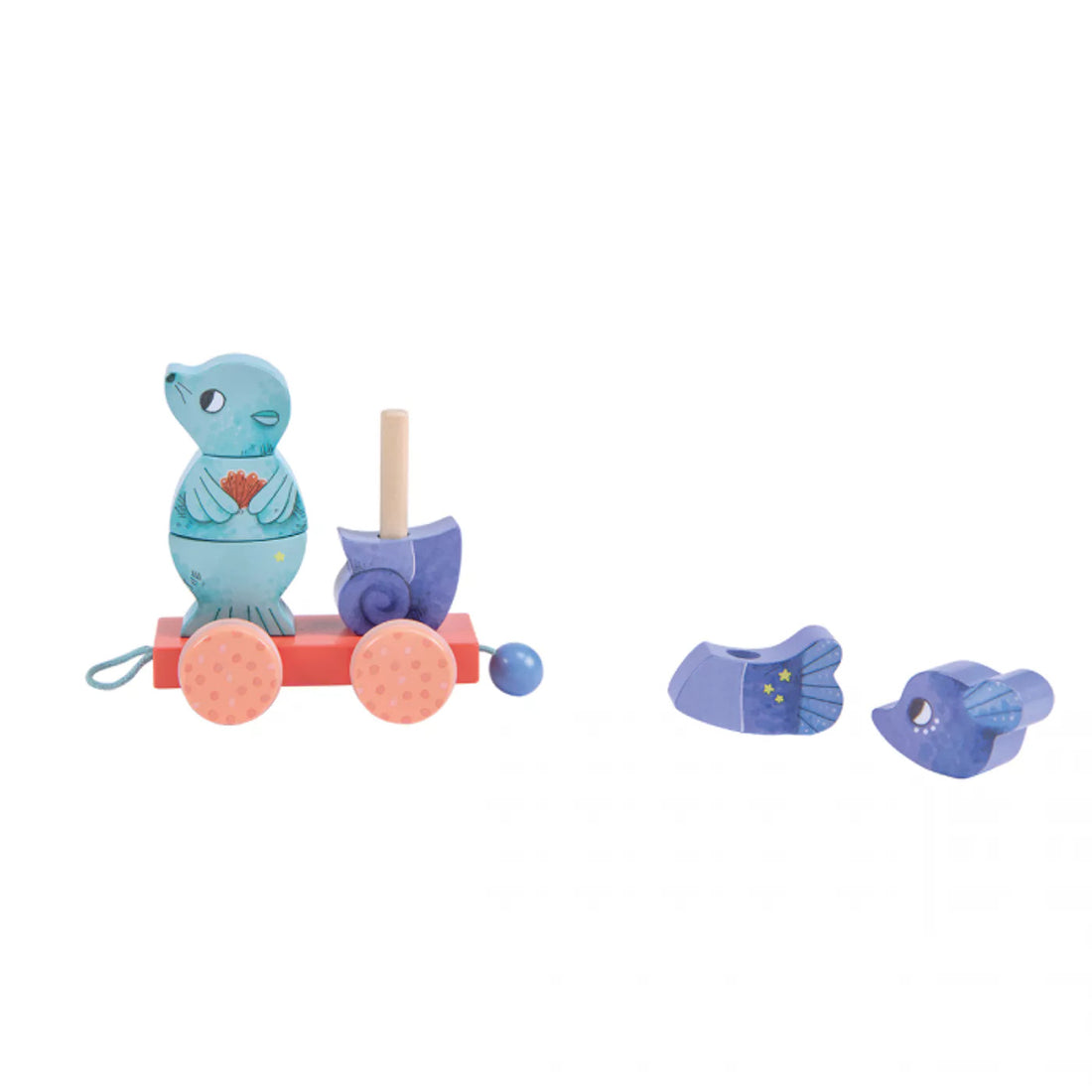 Les Aventures de Paulie Pull Along Activity Train - Parkette.