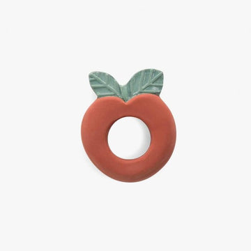 Pomme des Bois Natural Rubber Apple Teething Ring - Parkette.