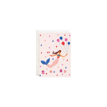 Mermaid's Birthday Petite Card - Parkette.