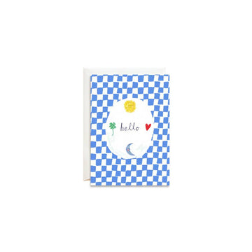 Moon Says Hello Petite Card - Parkette.