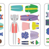 Cat Fashion Magnetic Dress-Up