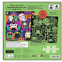 Haunted House Cats 300 Piece Glow in the Dark Puzzle