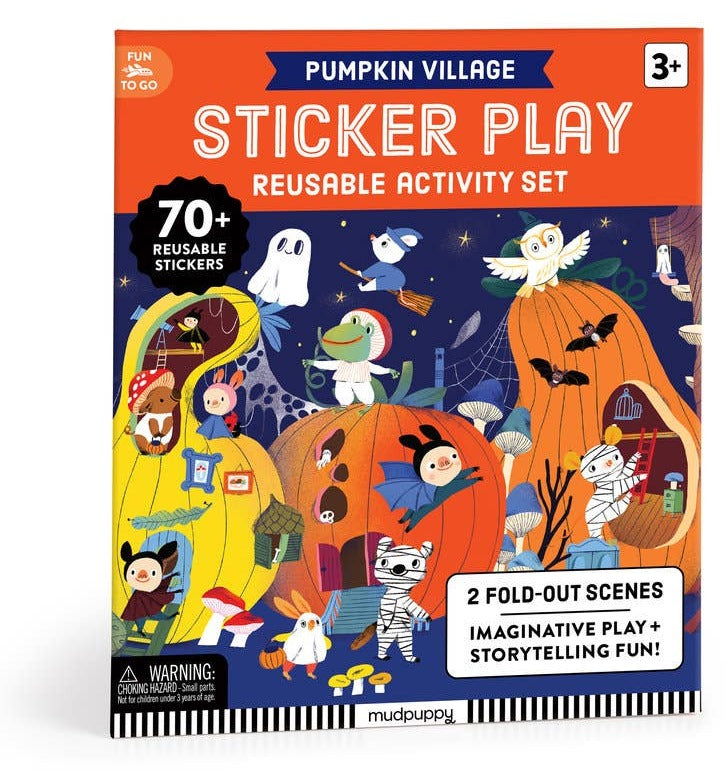 Pumpkin Village Sticker Play Reusable Activity Set