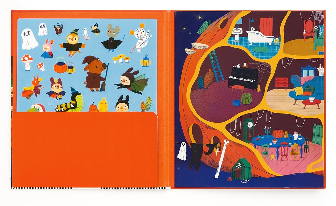 Pumpkin Village Sticker Play Reusable Activity Set