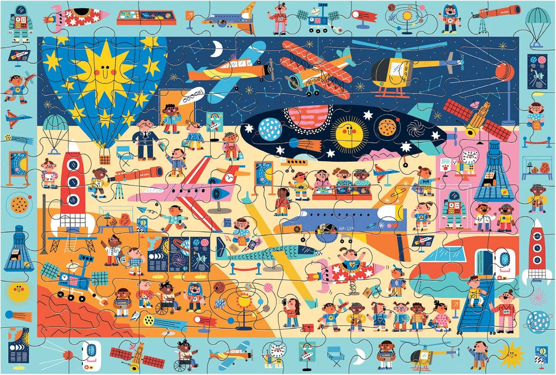 Air and Space Museum 64 Piece Search & Find Puzzle - Parkette.