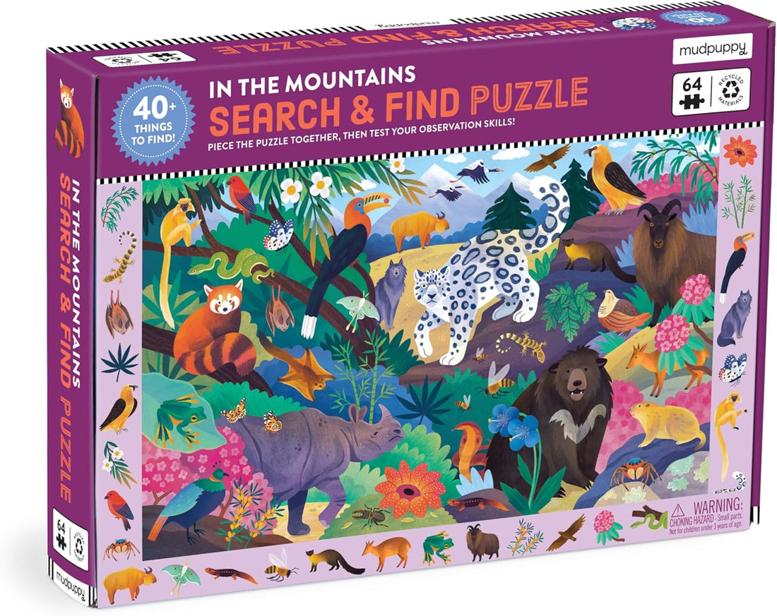 Iin The Mountains 64 Piece Search & Find Puzzle - Parkette.