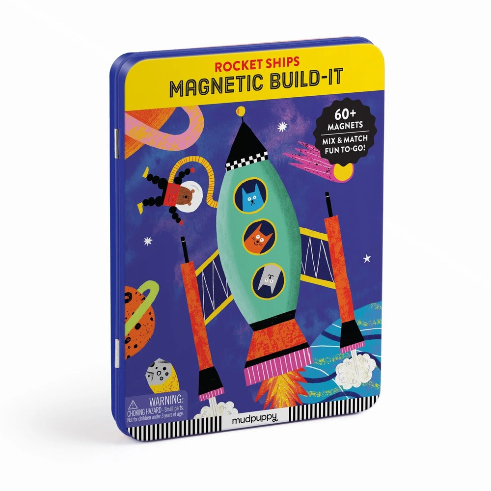 Rocket Ships Magnetic Build-it - Parkette.