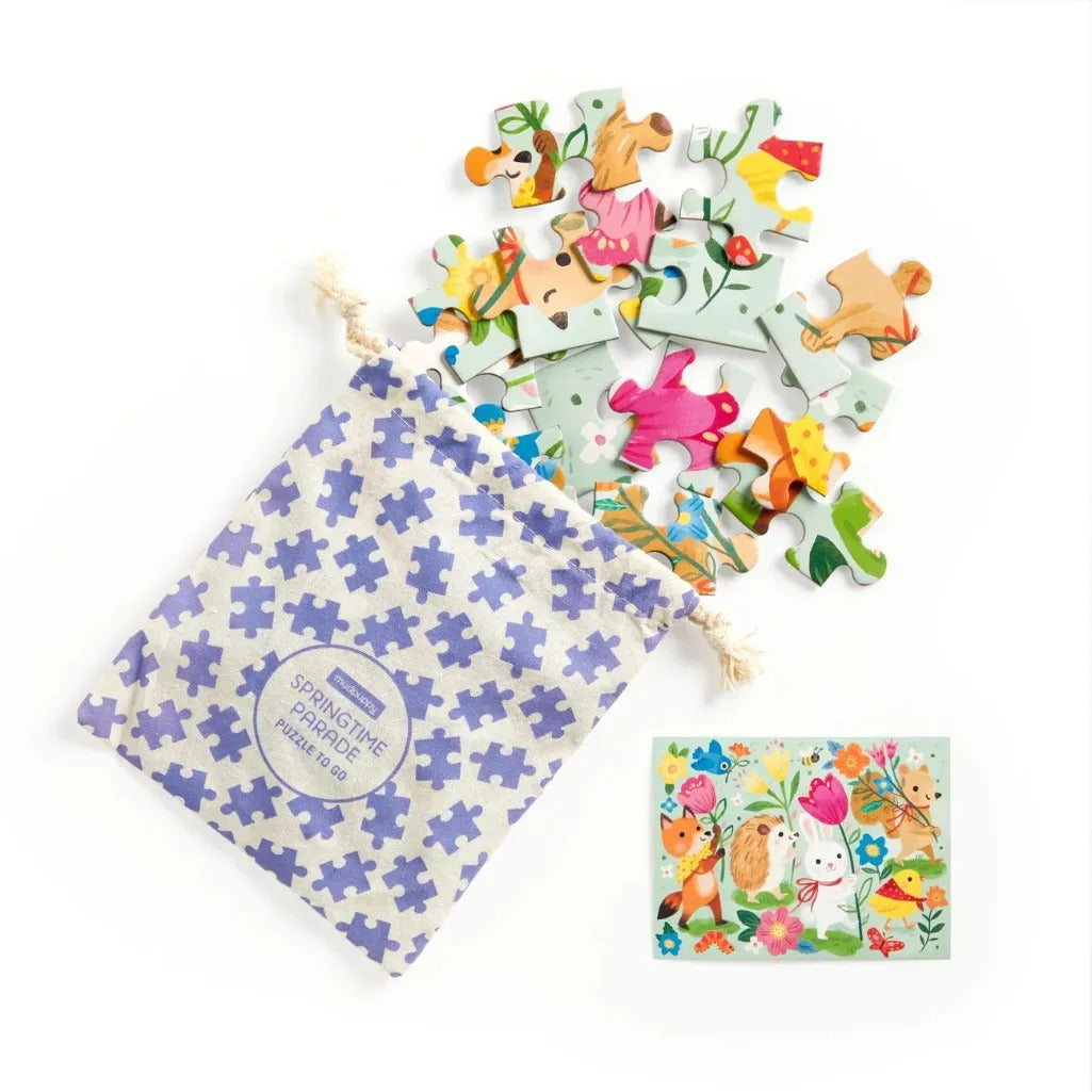 Springtime Parade 36 Piece Puzzle to Go - Parkette.