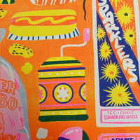 Funfair Riso Print