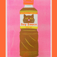 Soy Sauce Riso Print